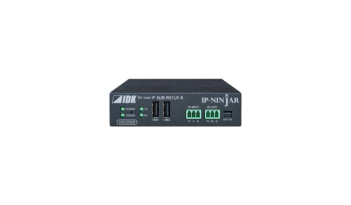 NJR-P01UF-R - 4K@60 HDMI Decoder Fiber model (SFP+ module sold separately)