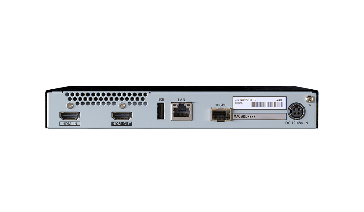 NJR-P01UF-TR - 4K@60 HDMI Transceiver Fiber model (SFP+ module sold separately)