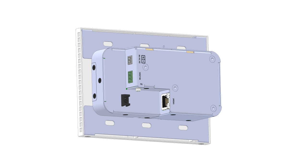 4K@60 Wallplate HDMI Transceiver CAT model with plate
