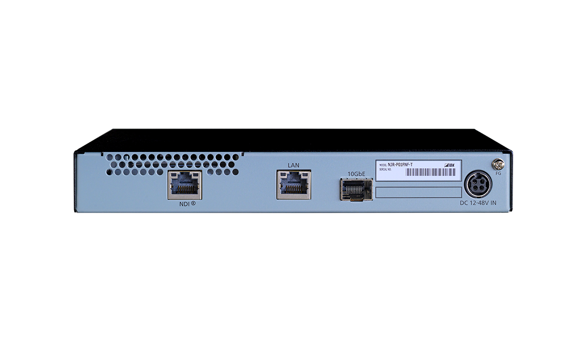 NJR-P01FNF-T - NDI to SDVoE Encoder for Transmitting High Bandwidth NDI Signals