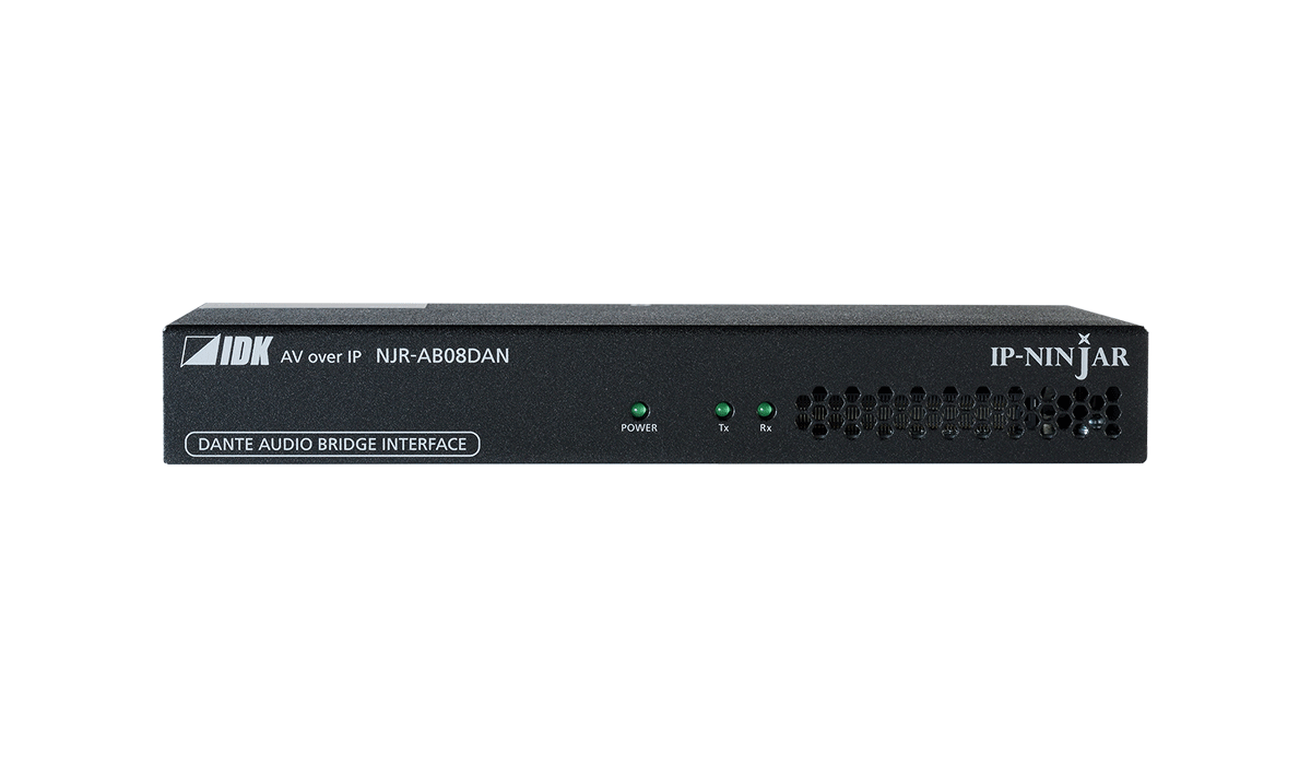 NJR-AB08DAN - Dante Audio Bridge Interface (SFP+ module sold separately)
