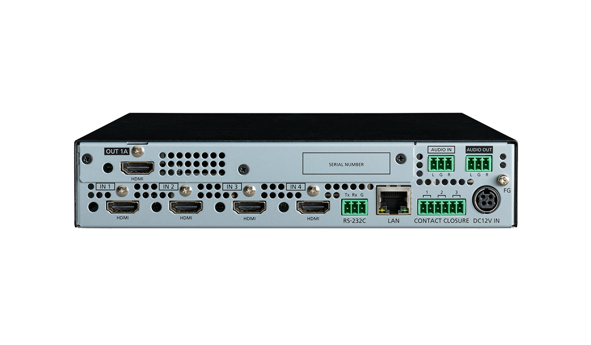 MSD-V41U - 4K@60 Digital Multi Switcher with 4 Inputs and 1 Output Standard model