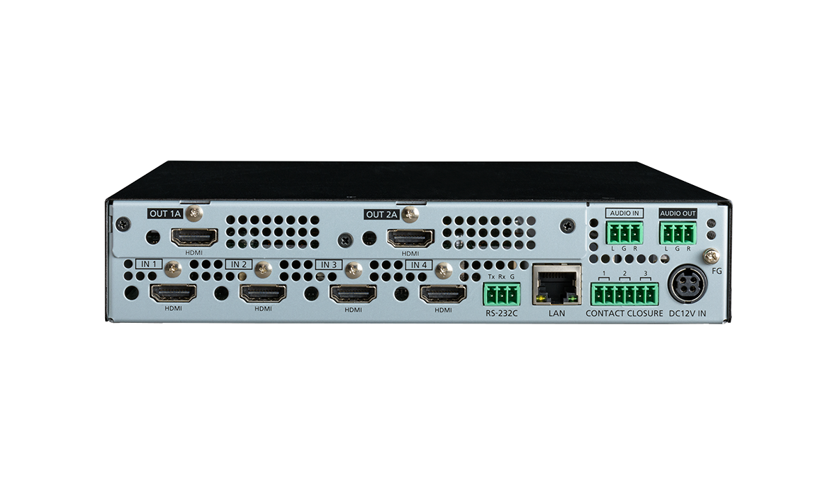 MSD-V42U, 4K@60 Digital Multi Switcher with 4 Inputs and 2 Outputs