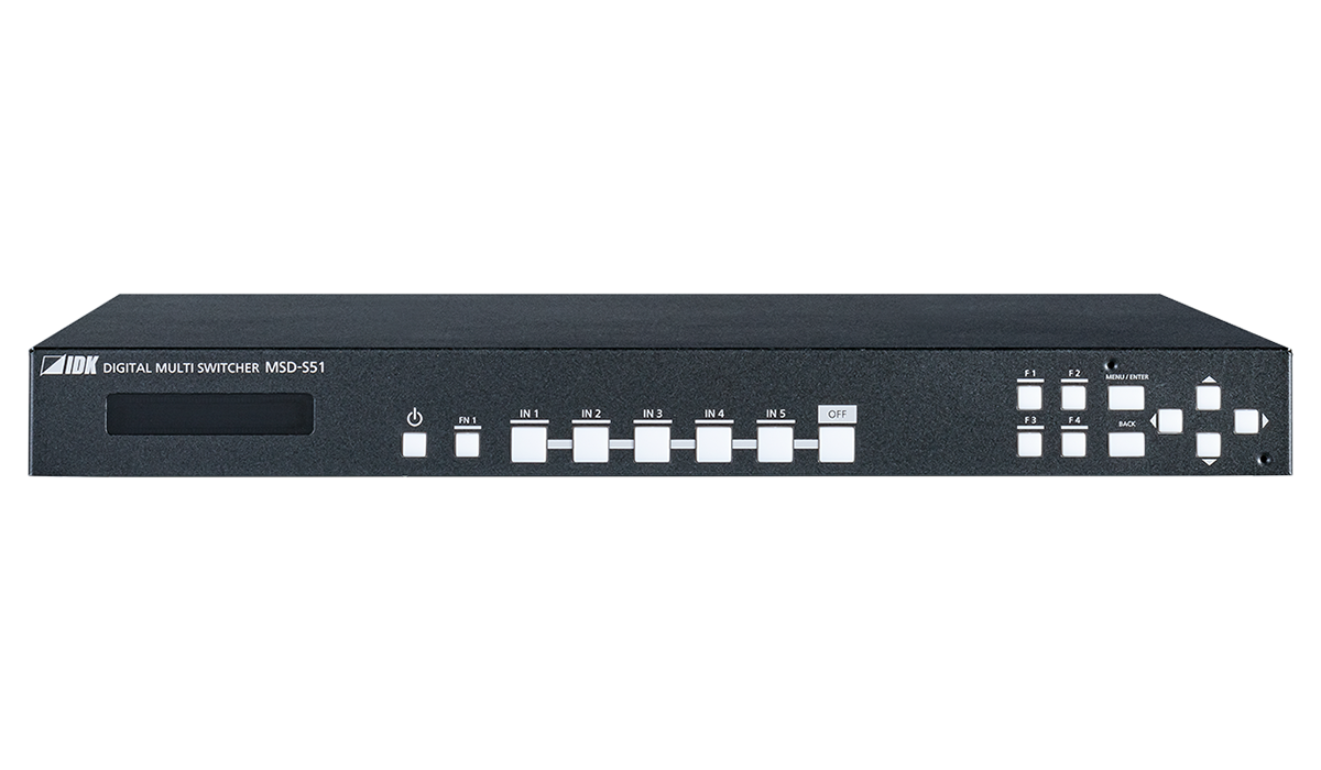MSD-S51 - Digital Multi Switcher with 5 Inputs & 1 Output