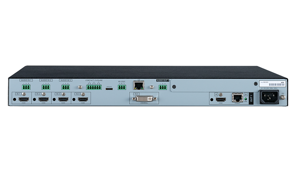 MSD-S51 - Digital Multi Switcher with 5 Inputs & 1 Output