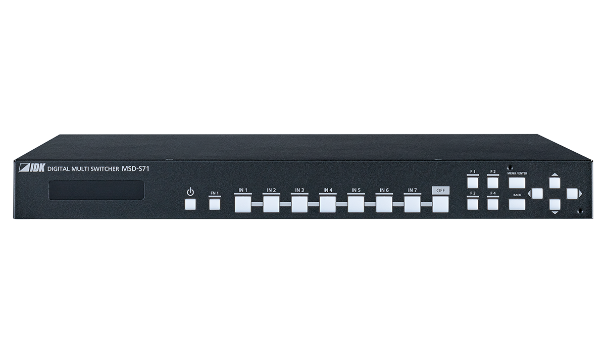 MSD-S71 - Digital Multi Switcher with 7 Inputs & 1 Output