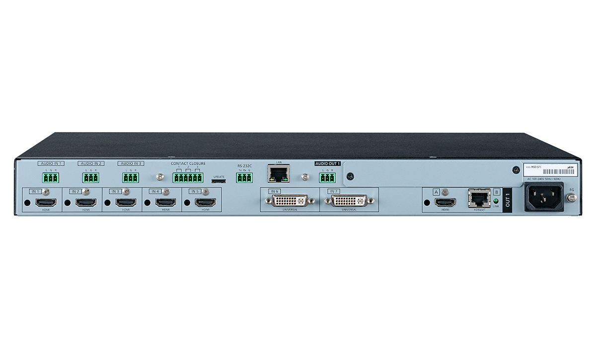 MSD-S71 - Digital Multi Switcher with 7 Inputs & 1 Output