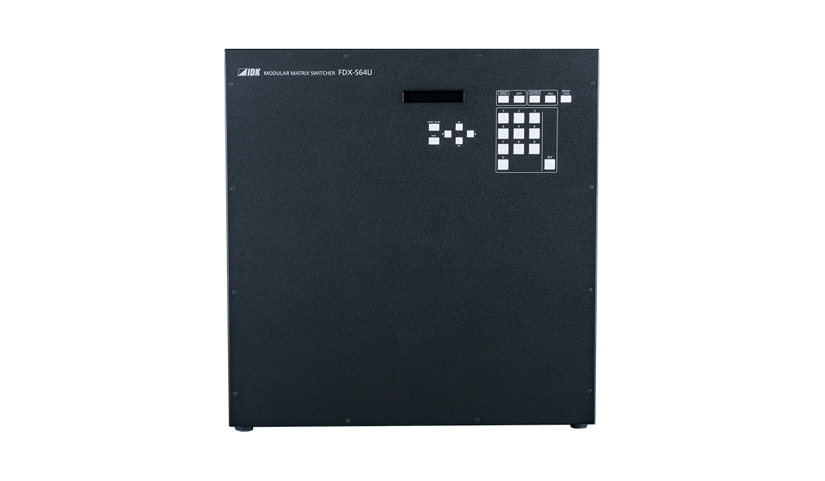 FDX-S64U - 4K@60 (4:2:0) Modular Matrix Switcher with 64 Inputs & 64 Outputs- Frame