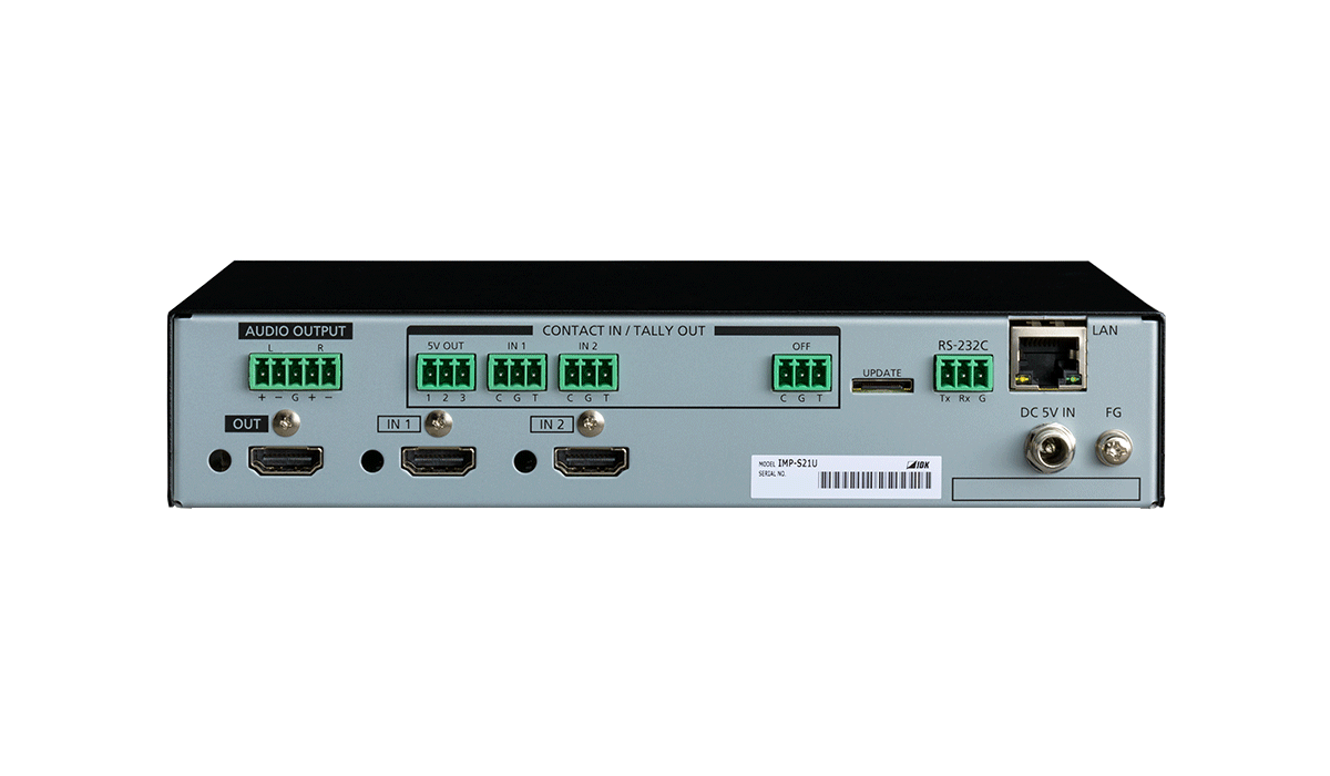 IMP-S21U - 4K@60 HDMI Switcher with 2 Inputs & 1 Output