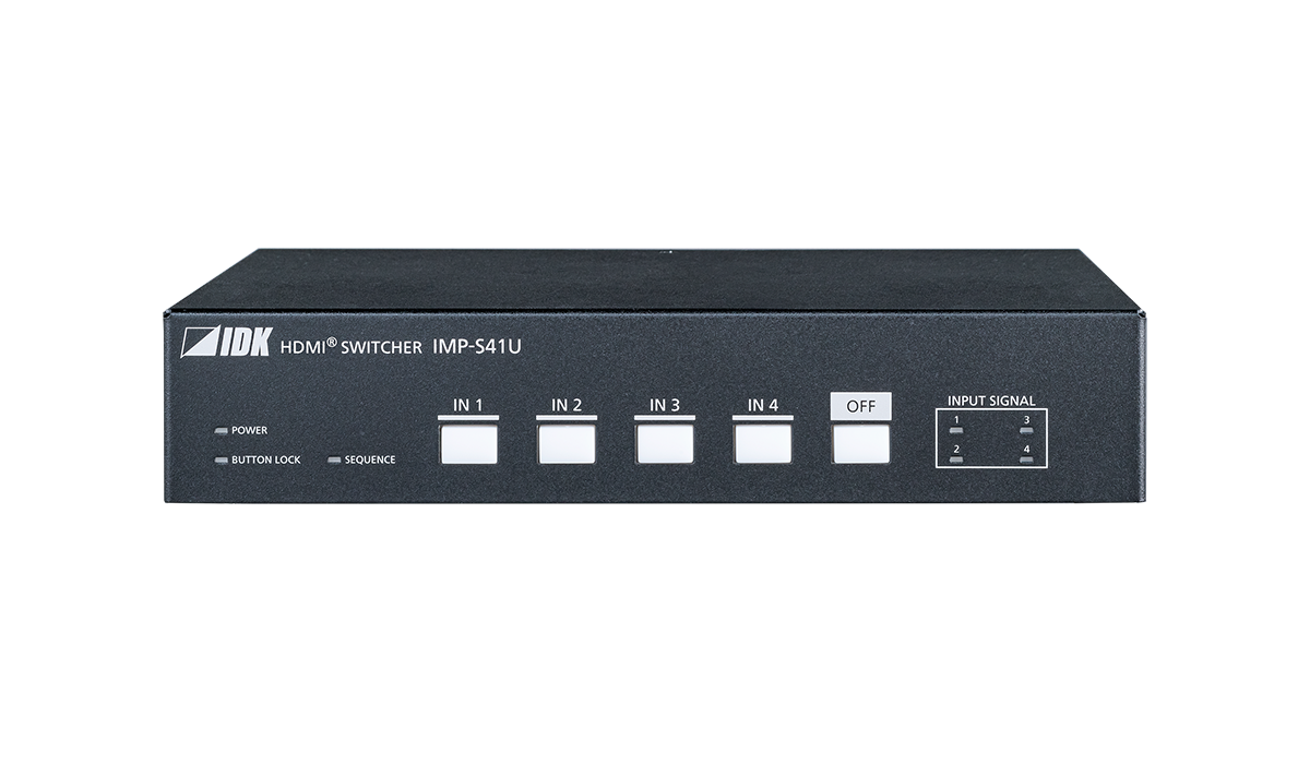 IMP-S41U - 4K@60 HDMI Switcher with 4 Inputs & 1 Output