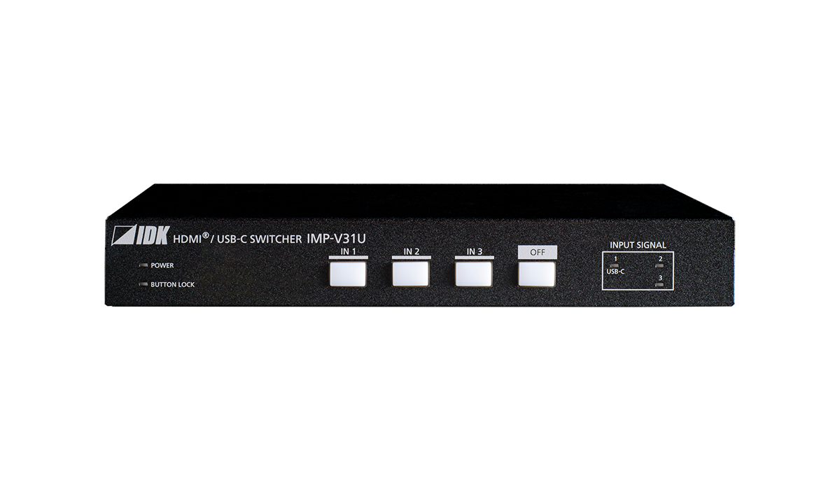 IMP-V31U - 4K@60 HDMI/USB-C (Alt Mode) Switcher with 3 Inputs & 1 Output