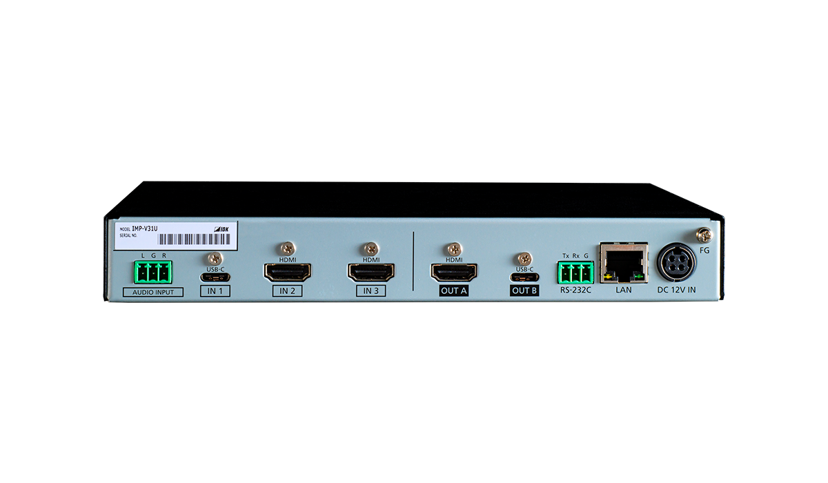IMP-V31U - 4K@60 HDMI/USB-C (Alt Mode) Switcher with 3 Inputs & 1 Output