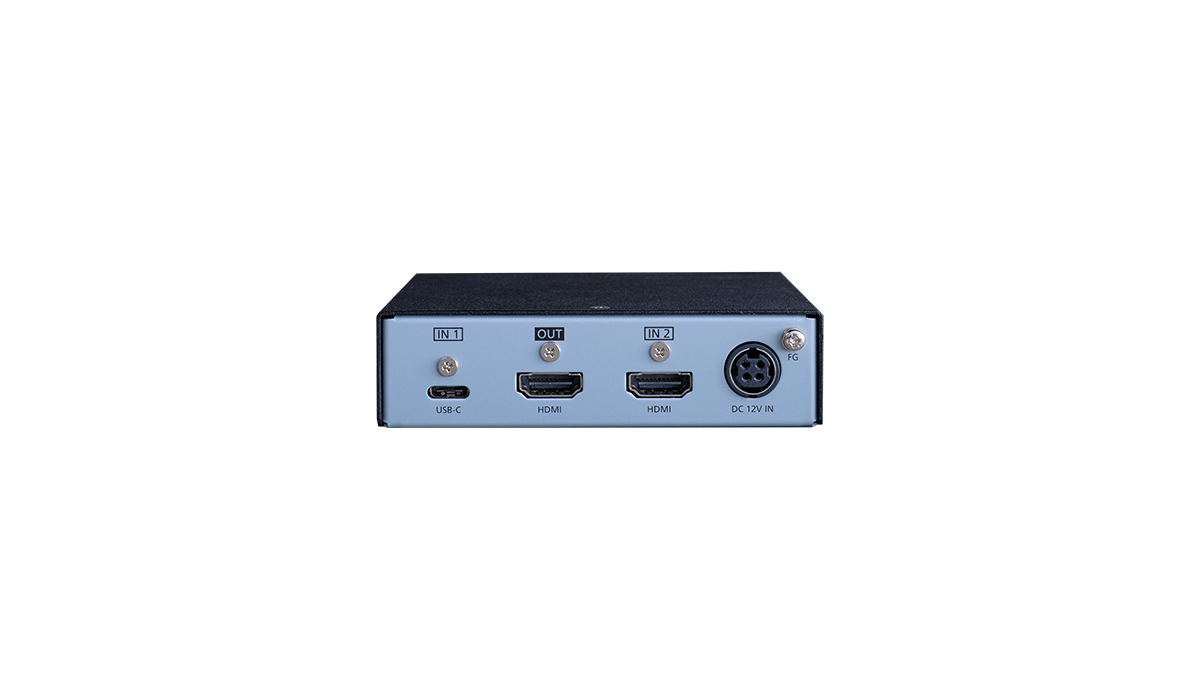 IFC-V21U - 4K@60 (4:4:4) USB-C (Alt Mode) to HDMI Converter/Switcher with 2 Inputs & 1 Output