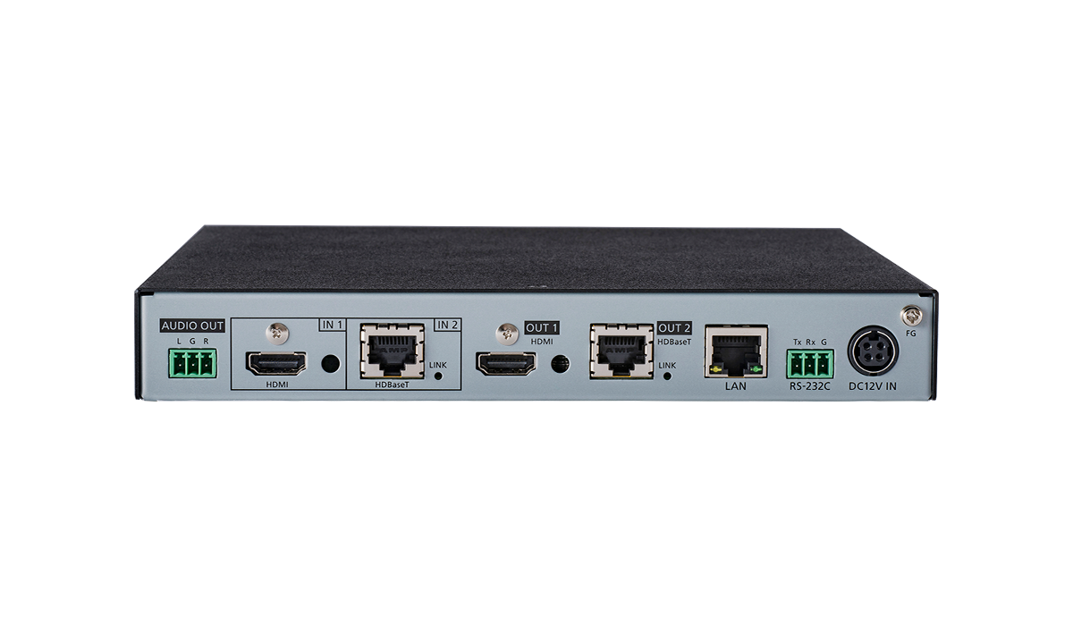 HDC-TR121UHD - 4K@60 HDBaseT Transceiver with 2 Inputs & 2 Outputs