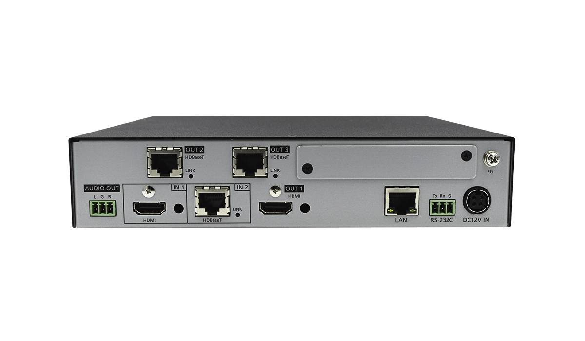 HDC-TH221UHD - 4K@60 HDBaseT Transmitter with 2 Inputs & 3 Outputs