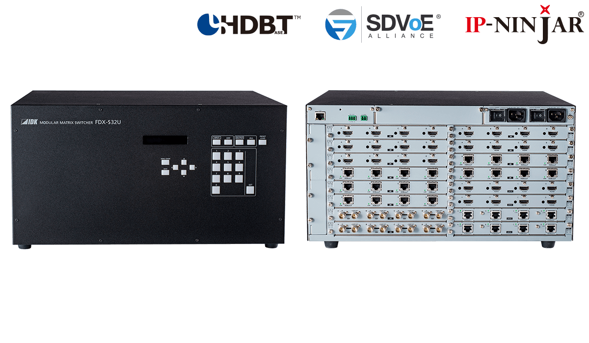 FDX-S32U - Modular Matrix Switcher with 32 Inputs & 32 Outputs, Frame