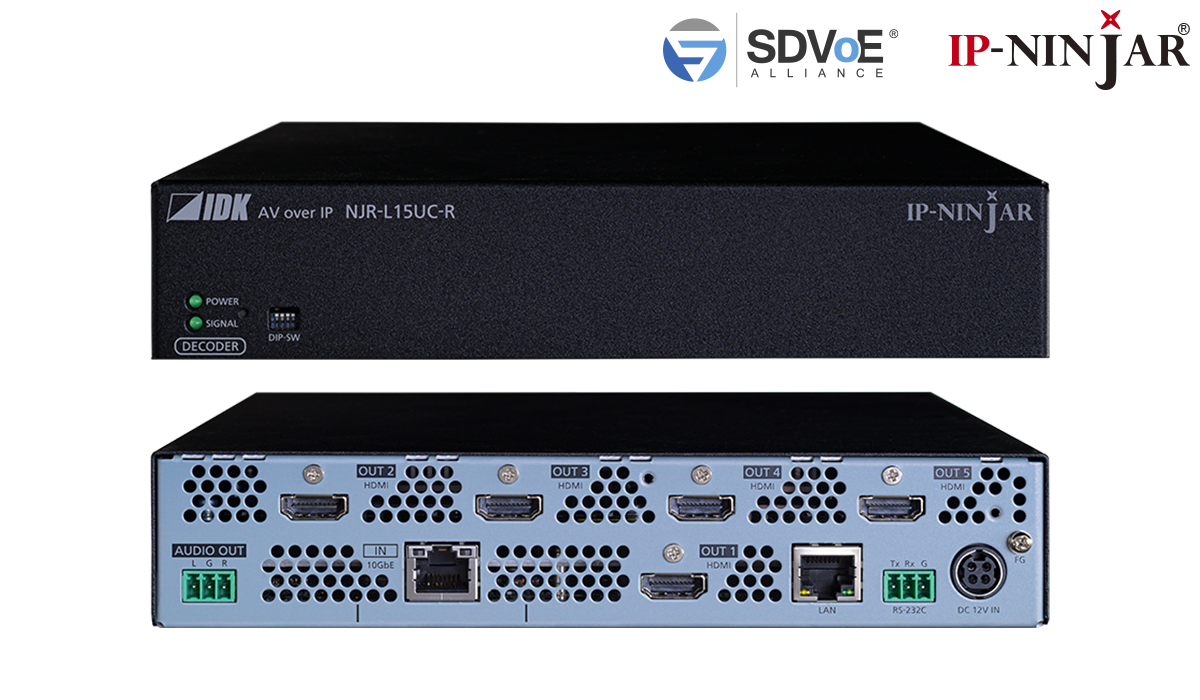 NJR-L15UC-R - 4K@60 HDMI Decoder with 1 Input and 5 Outputs