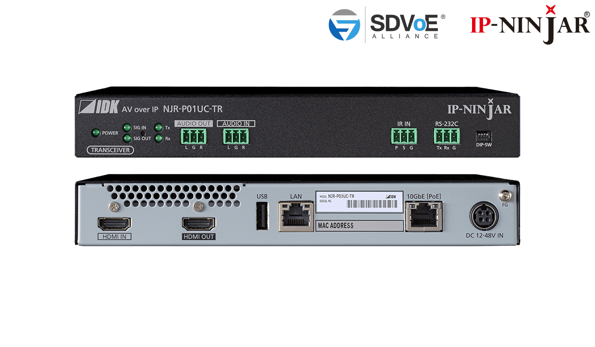 NJR-P01UC-TR - 4K@60 HDMI Transceiver CAT model