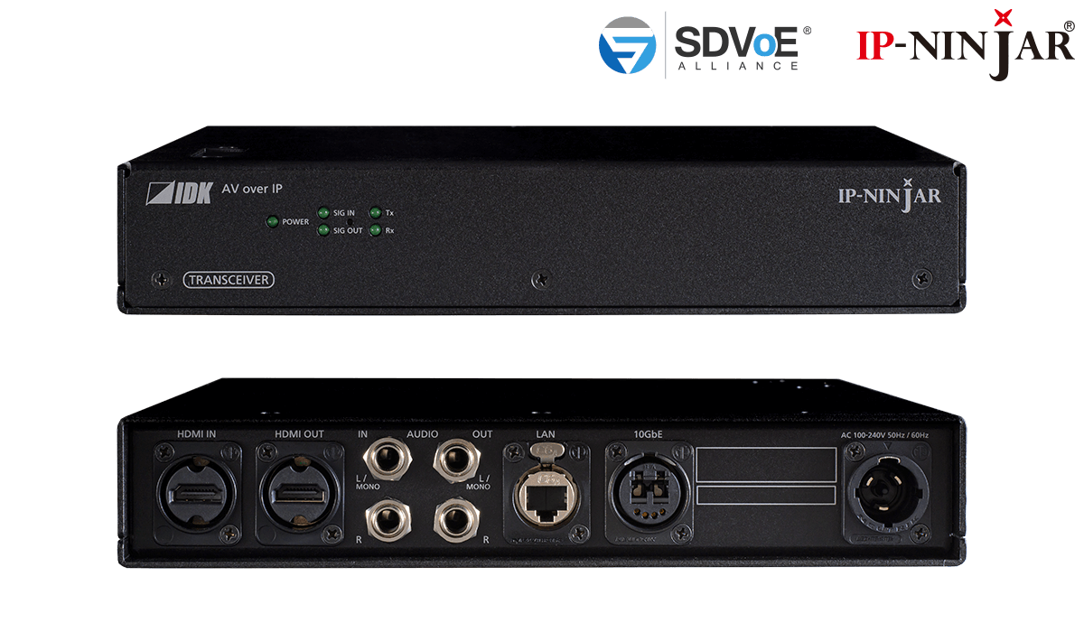 NJR-P01UFR-TR-SM - 4K@60 HDMI Transceiver Rugged Chassis model for Singlemode Fiber
