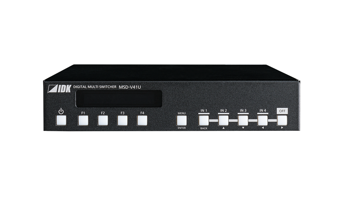 MSD-V41U - 4K@60 Digital Multi Switcher with 4 Inputs and 1 Output Standard model