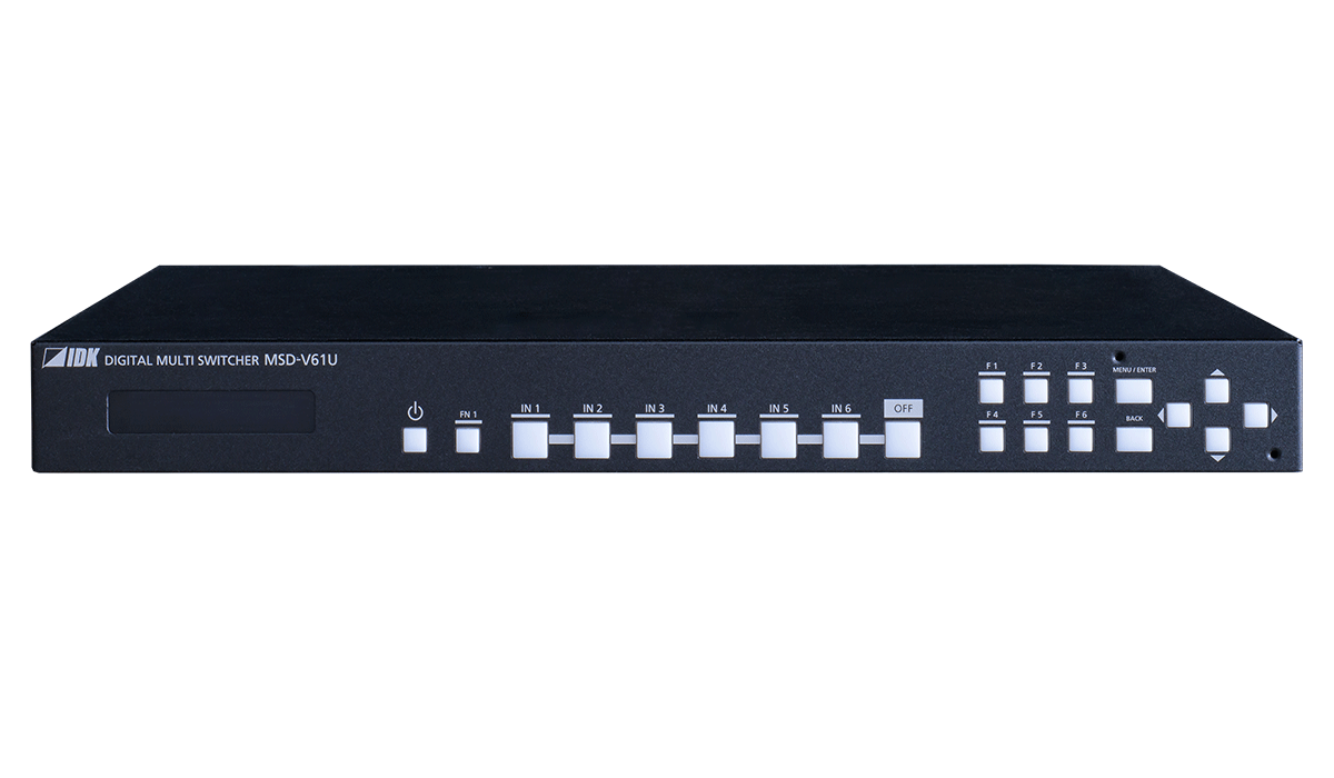 MSD-V61UC - 4K@60 Digital Multi Switcher with 6 Inputs and 1 Output SDVoE Output CAT model