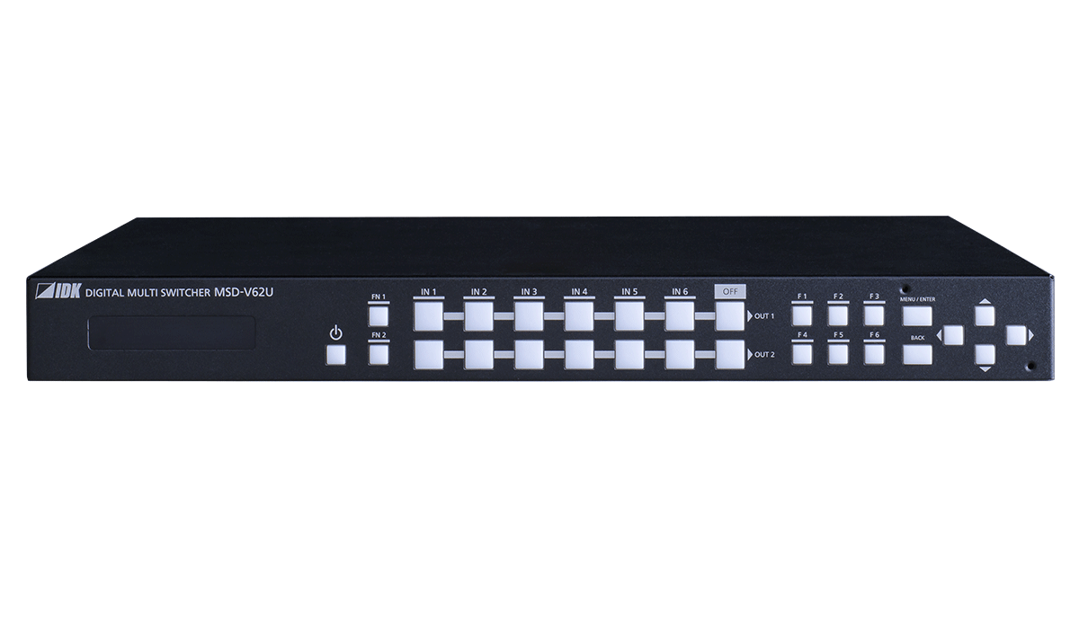 MSD-V62UC - 4K@60 Digital Multi Switcher with 6 Inputs and 2 Outputs SDVoE Output CAT model