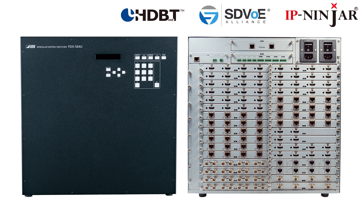 FDX-S64U - 4K@60 (4:2:0) Modular Matrix Switcher with 64 Inputs & 64 Outputs- Frame
